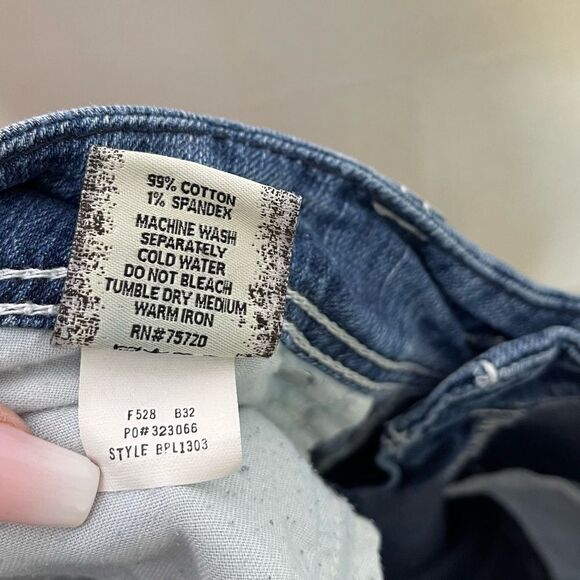 Buckle BKE Payton Bootcut Distressed Thick Stitch Jeans 29 - Picture 8 of 8